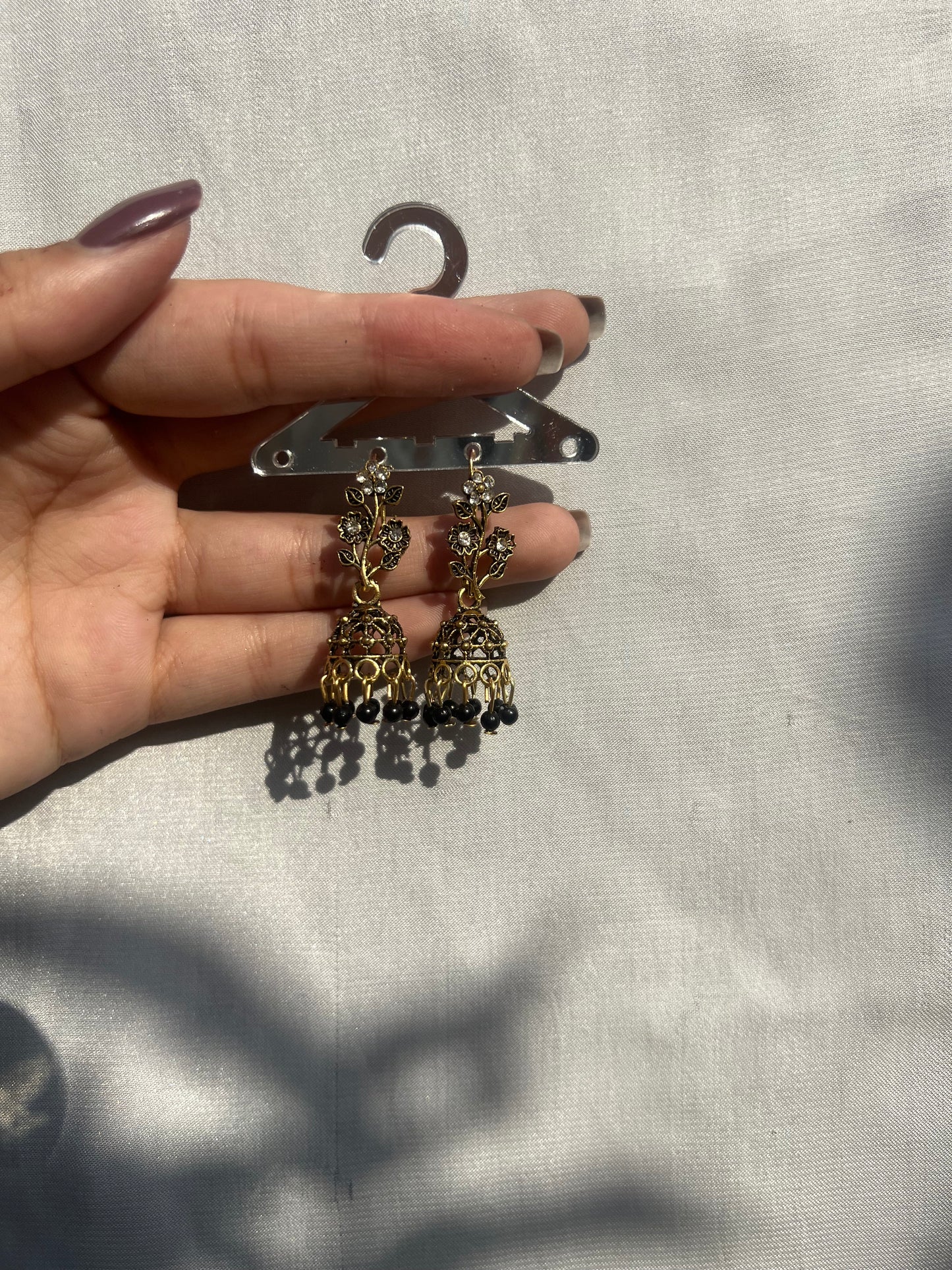 Black earrings