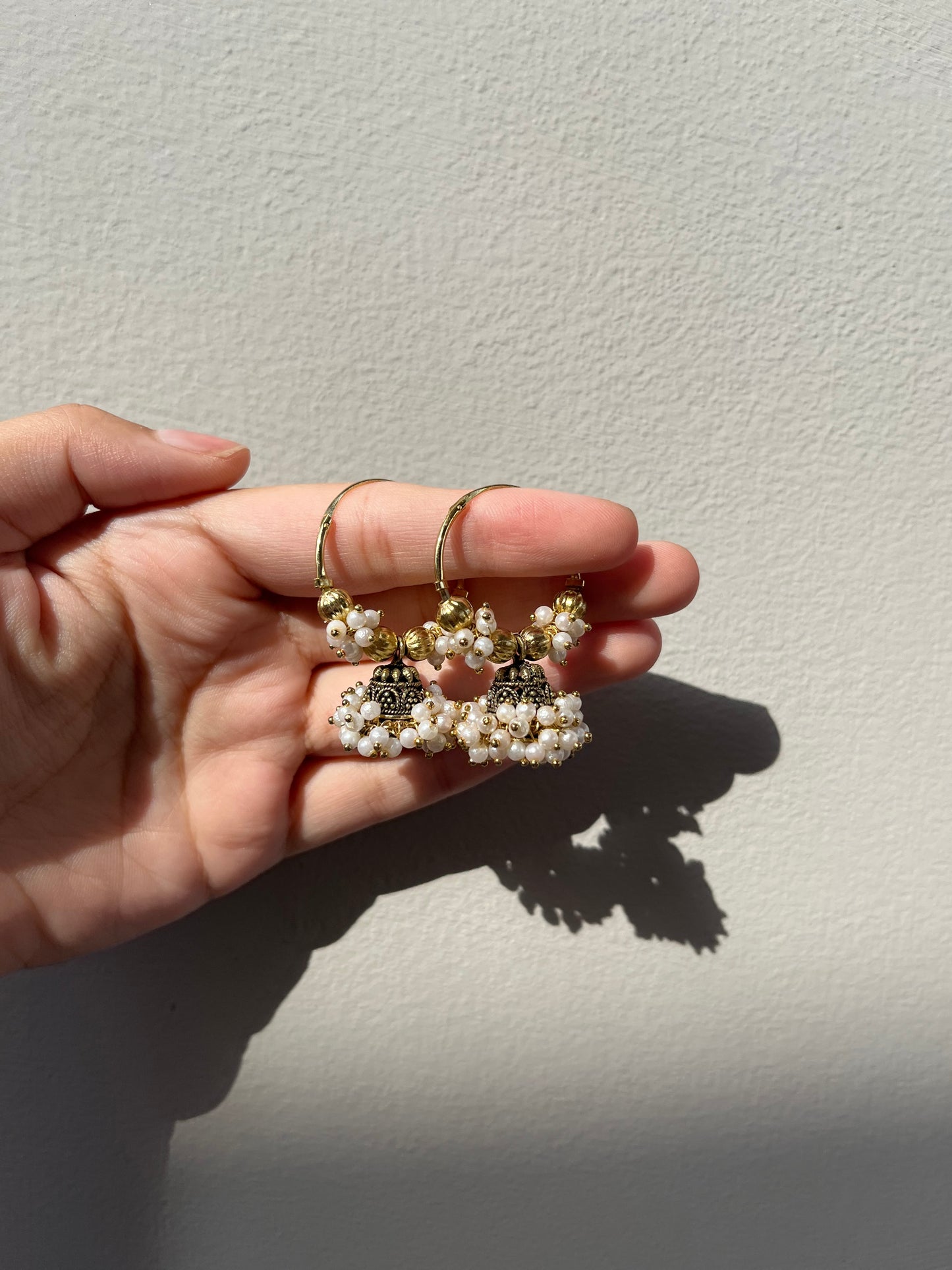 Golden jhumki bali
