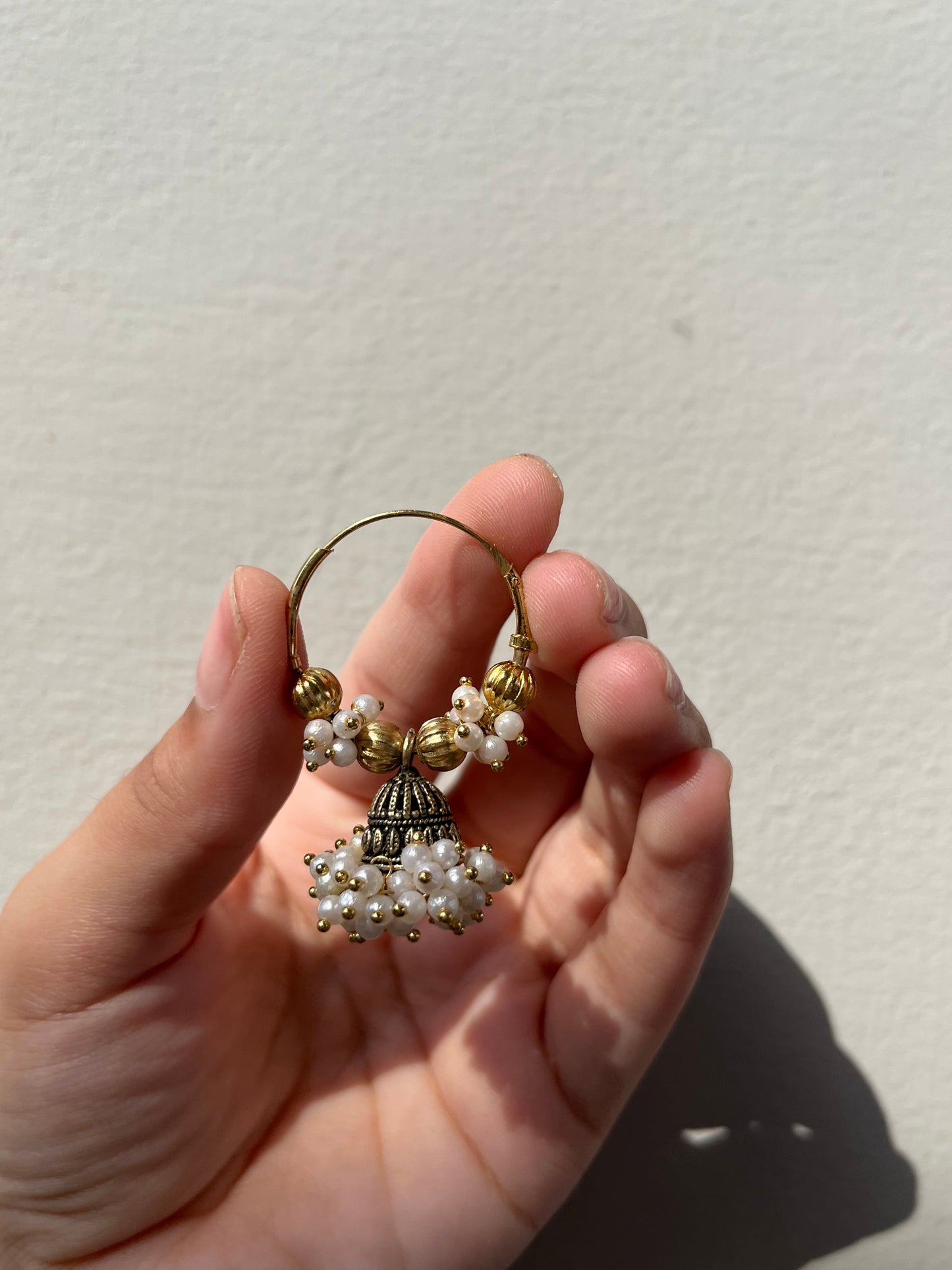 Golden jhumki bali