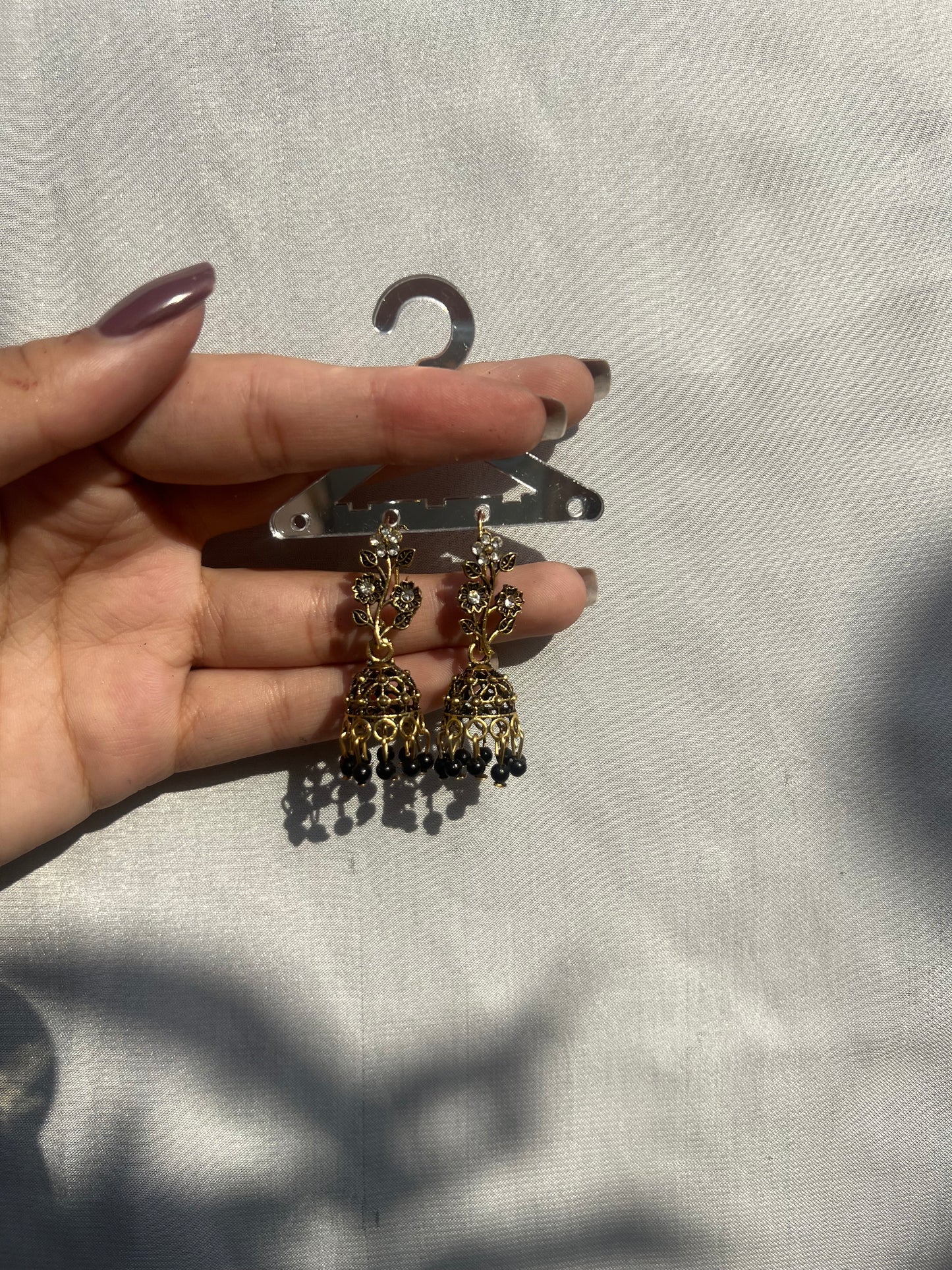 Black earrings