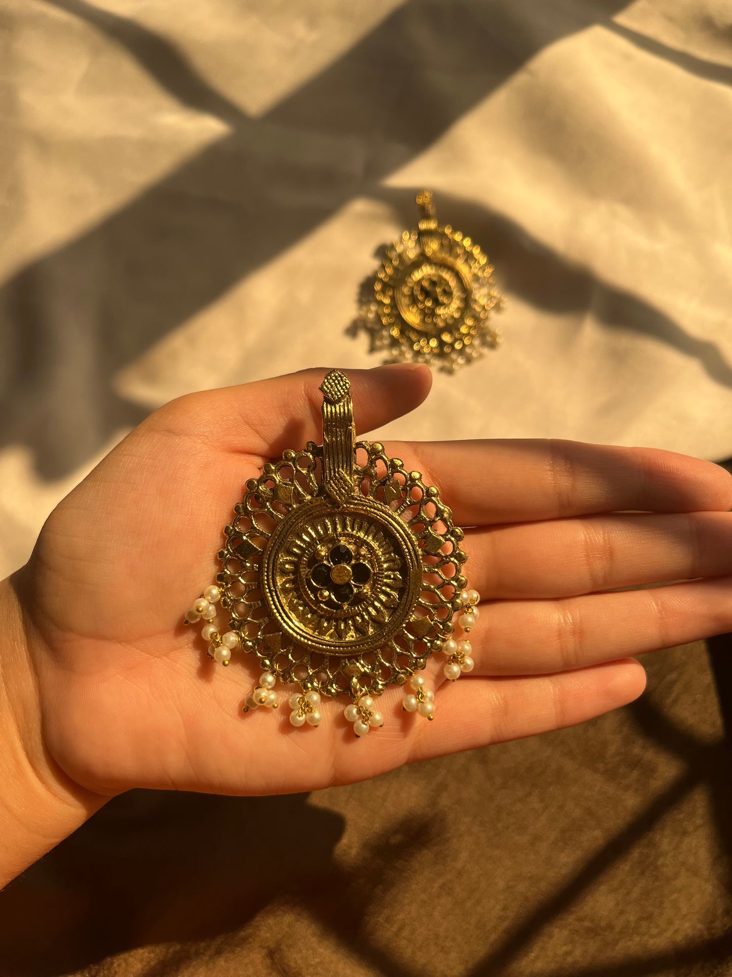 Afghan stud earrings