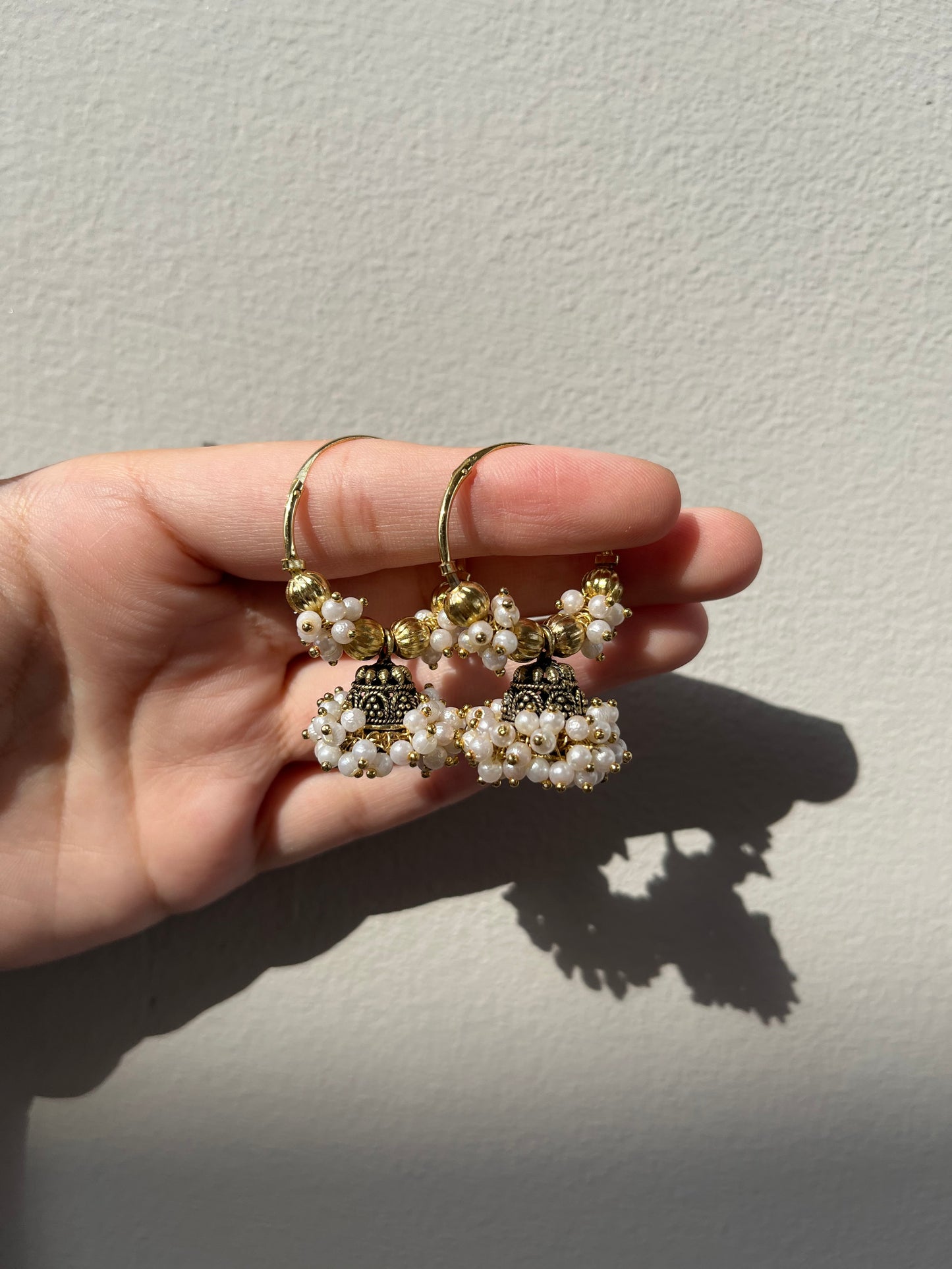 Golden jhumki bali