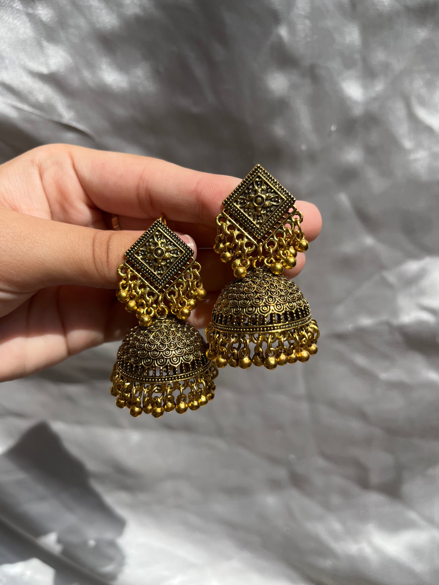 Golden Jhumkay