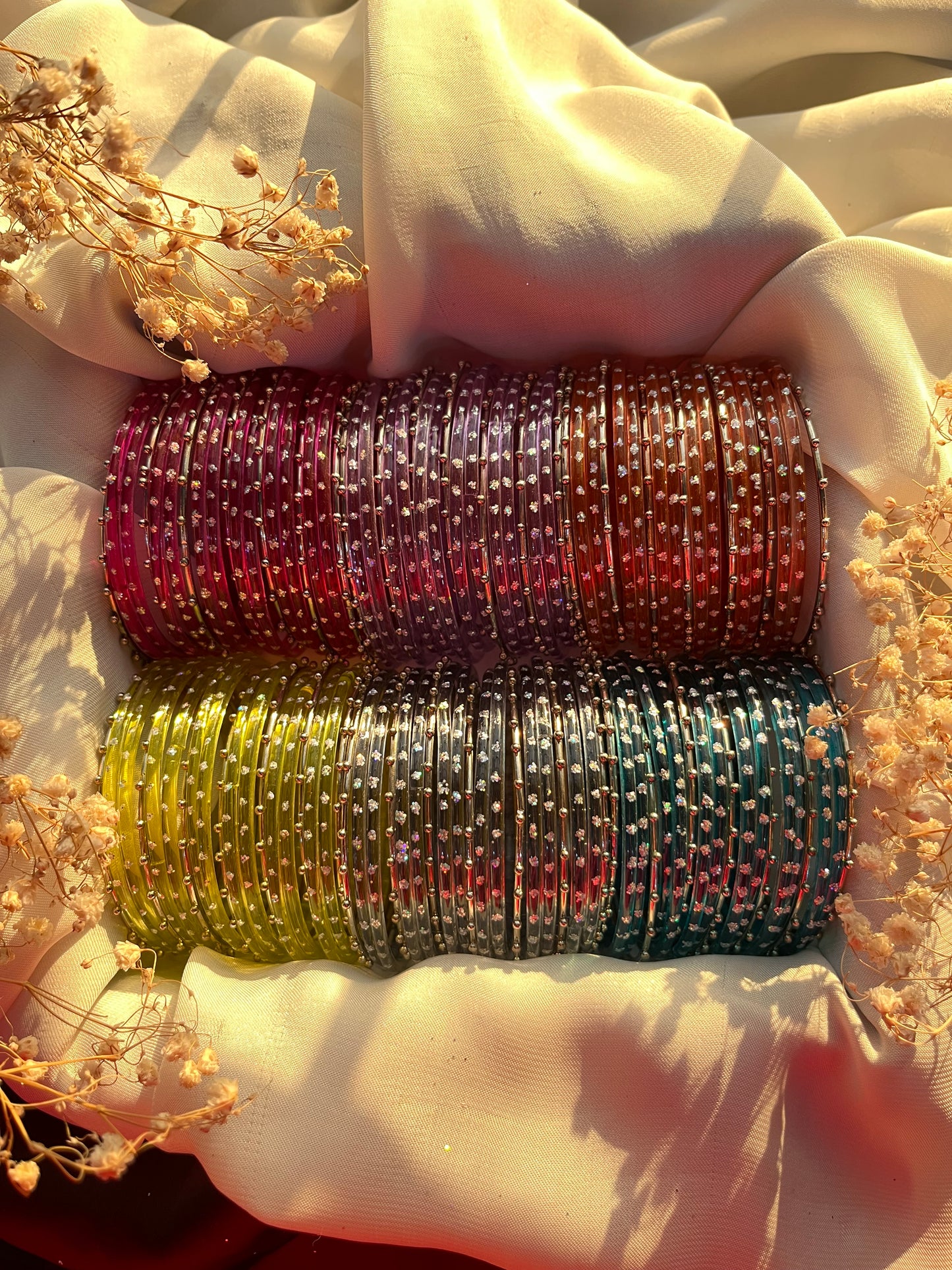 Sheesh Mahal bangle set