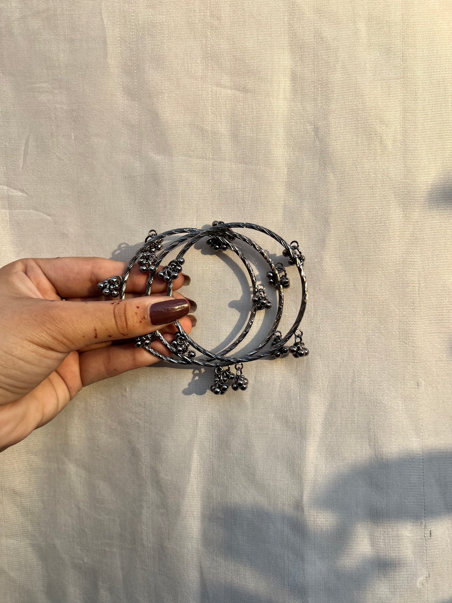 Black 3 bangle set