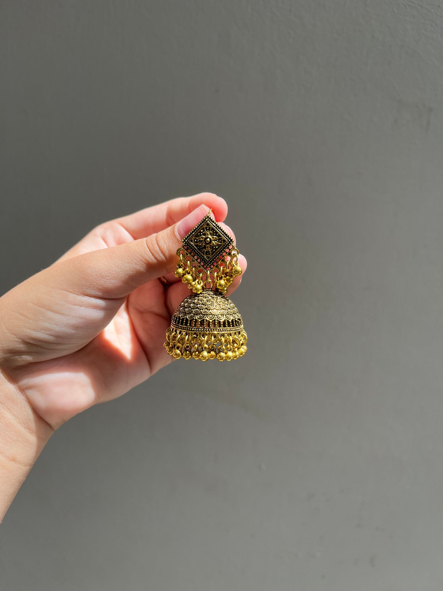 Golden Jhumkay