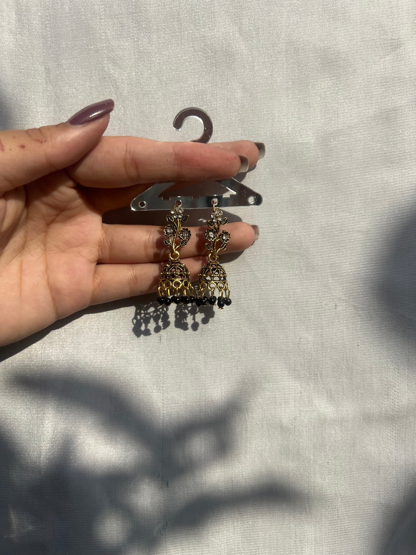 Black earrings