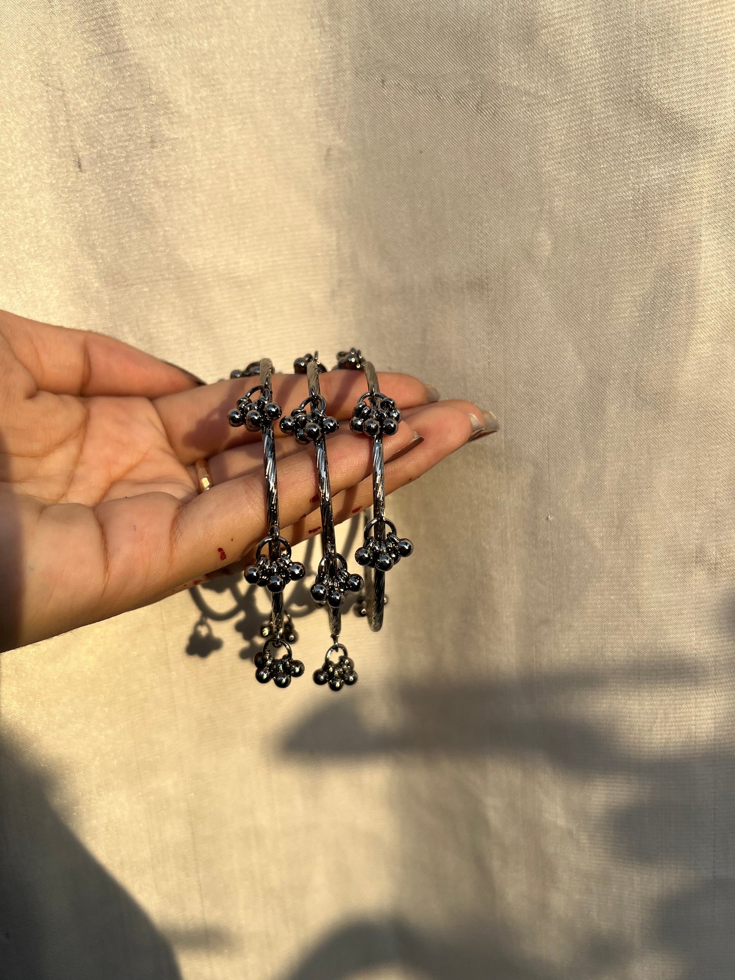 Black 3 bangle set