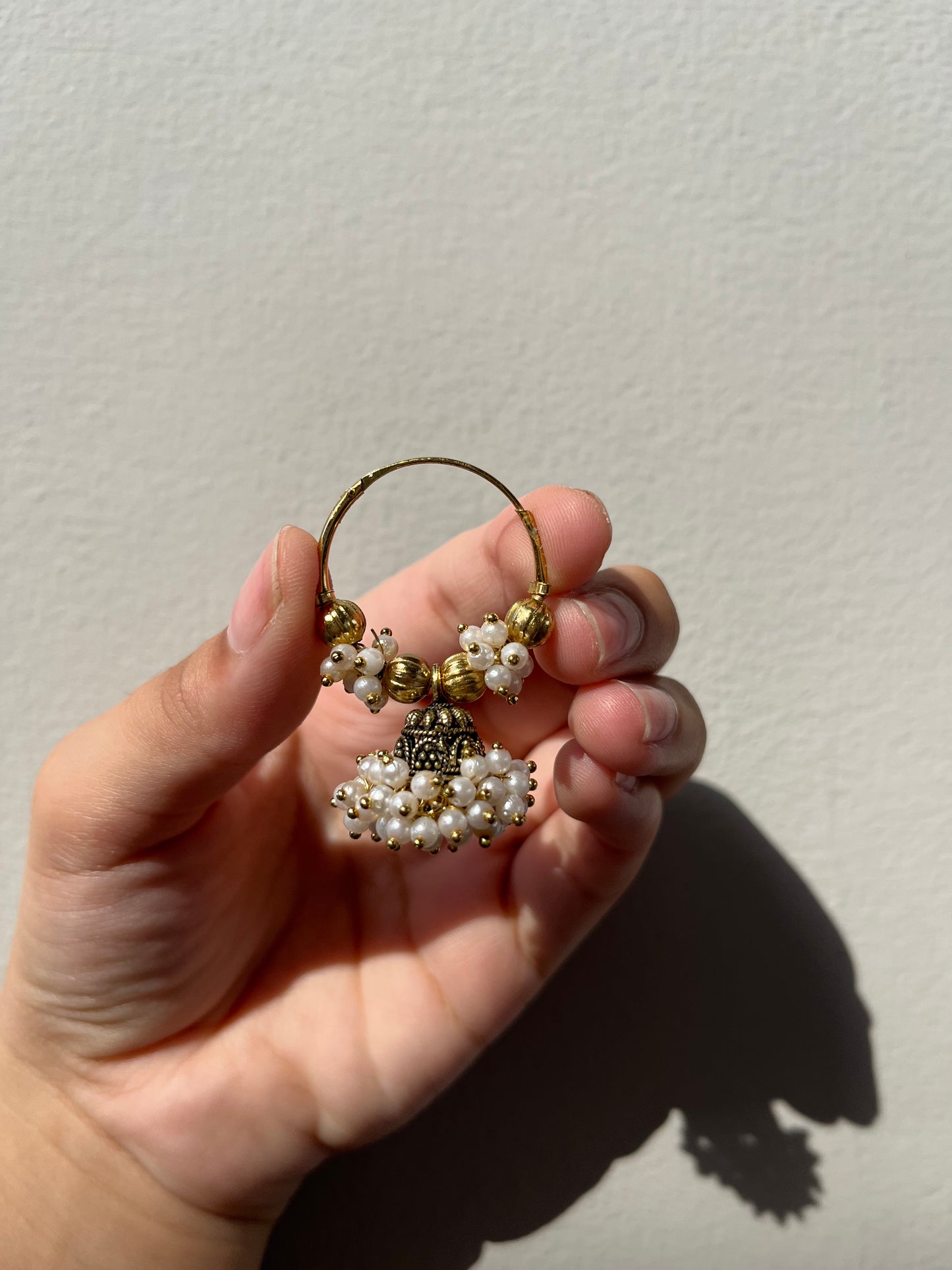 Golden jhumki bali