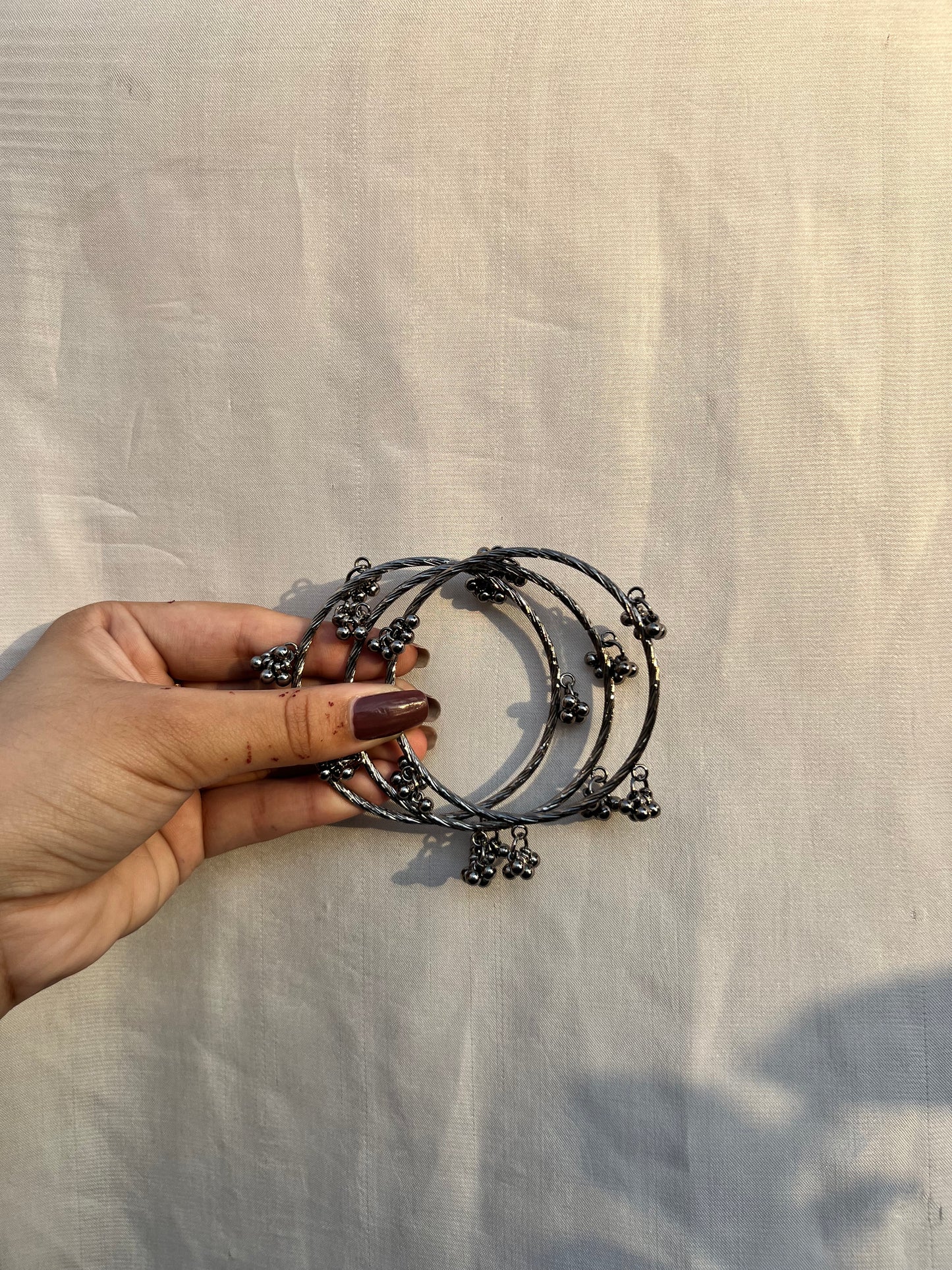 Black 3 bangle set
