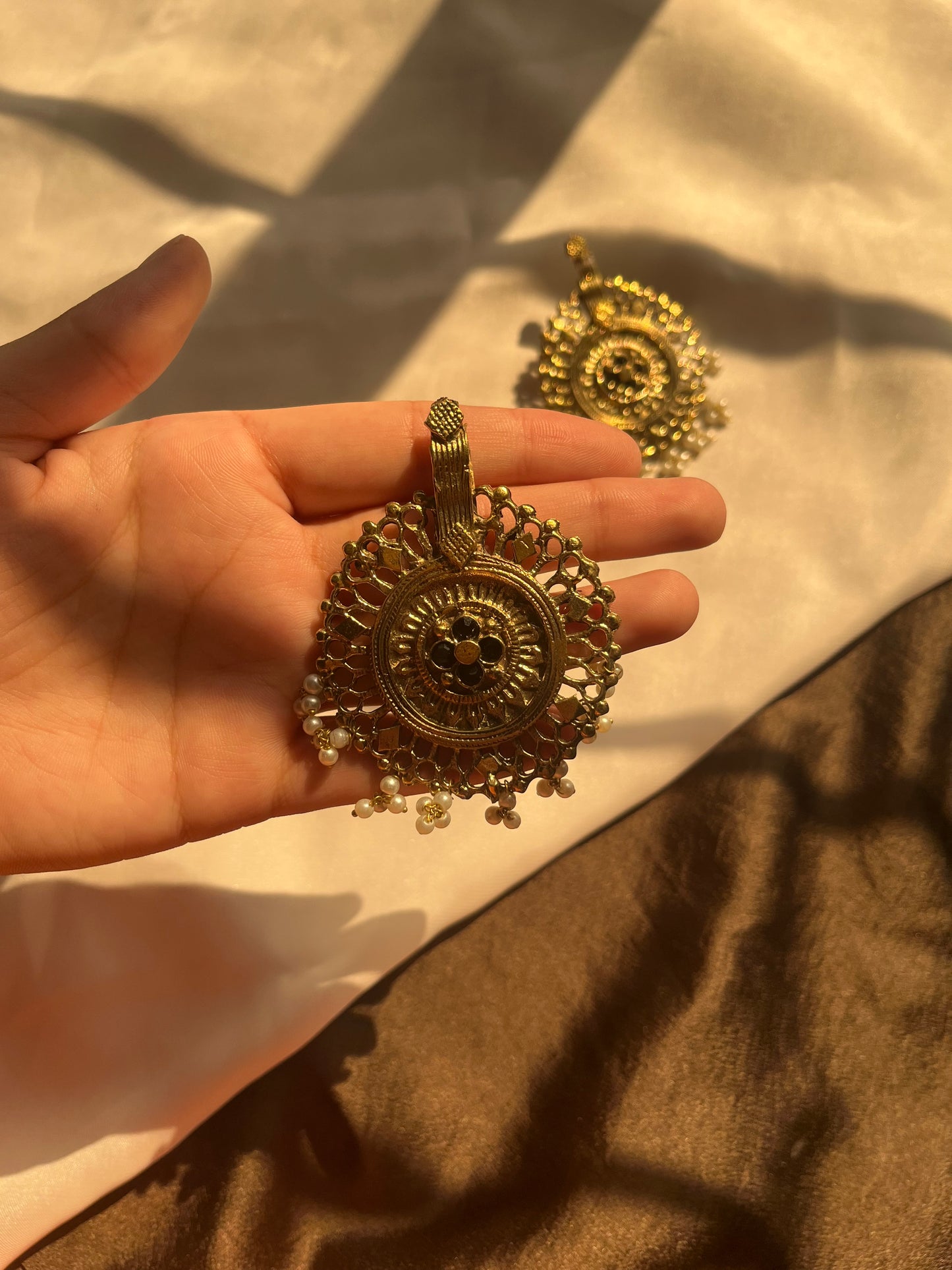 Afghan stud earrings