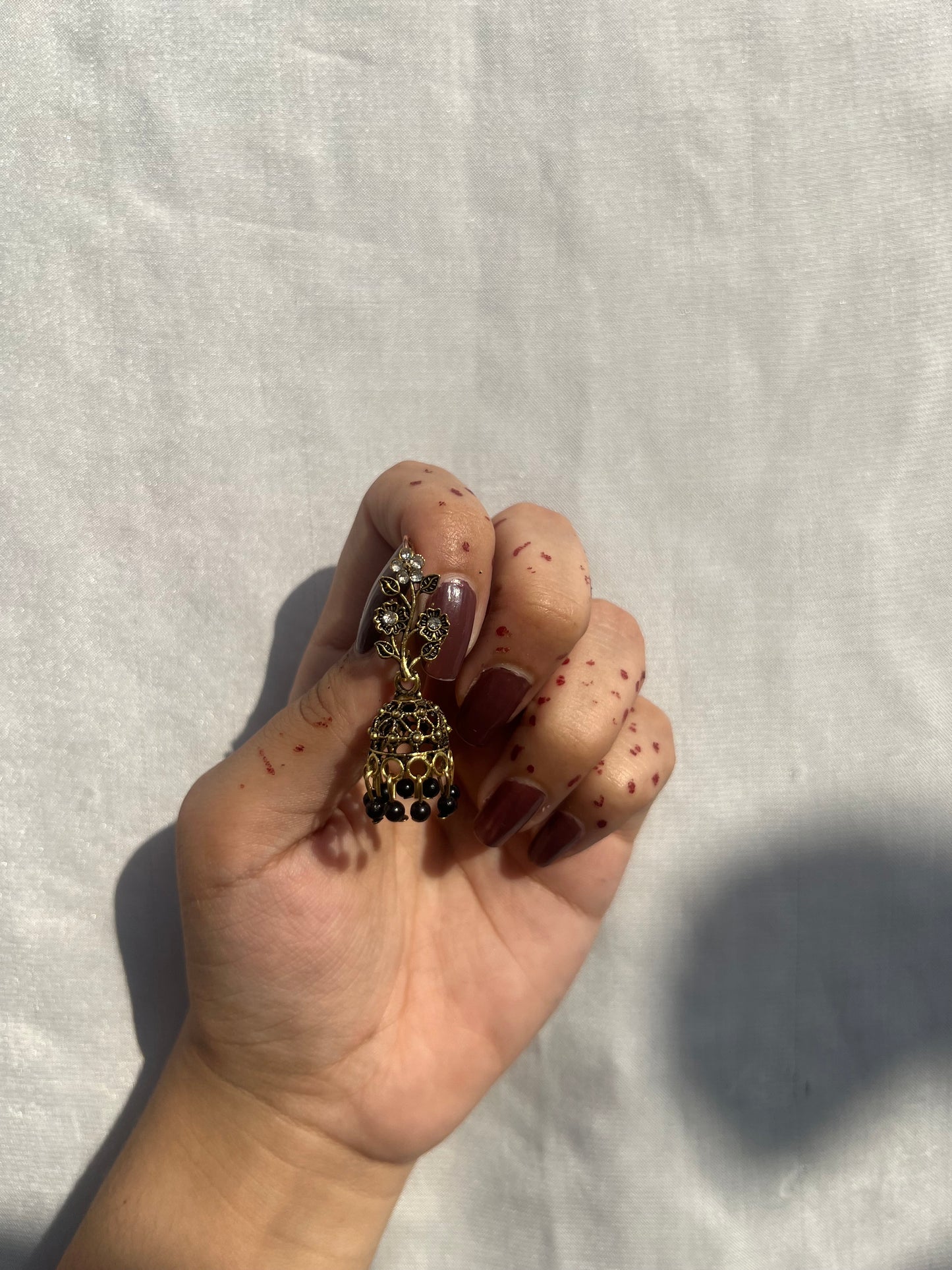 Black earrings