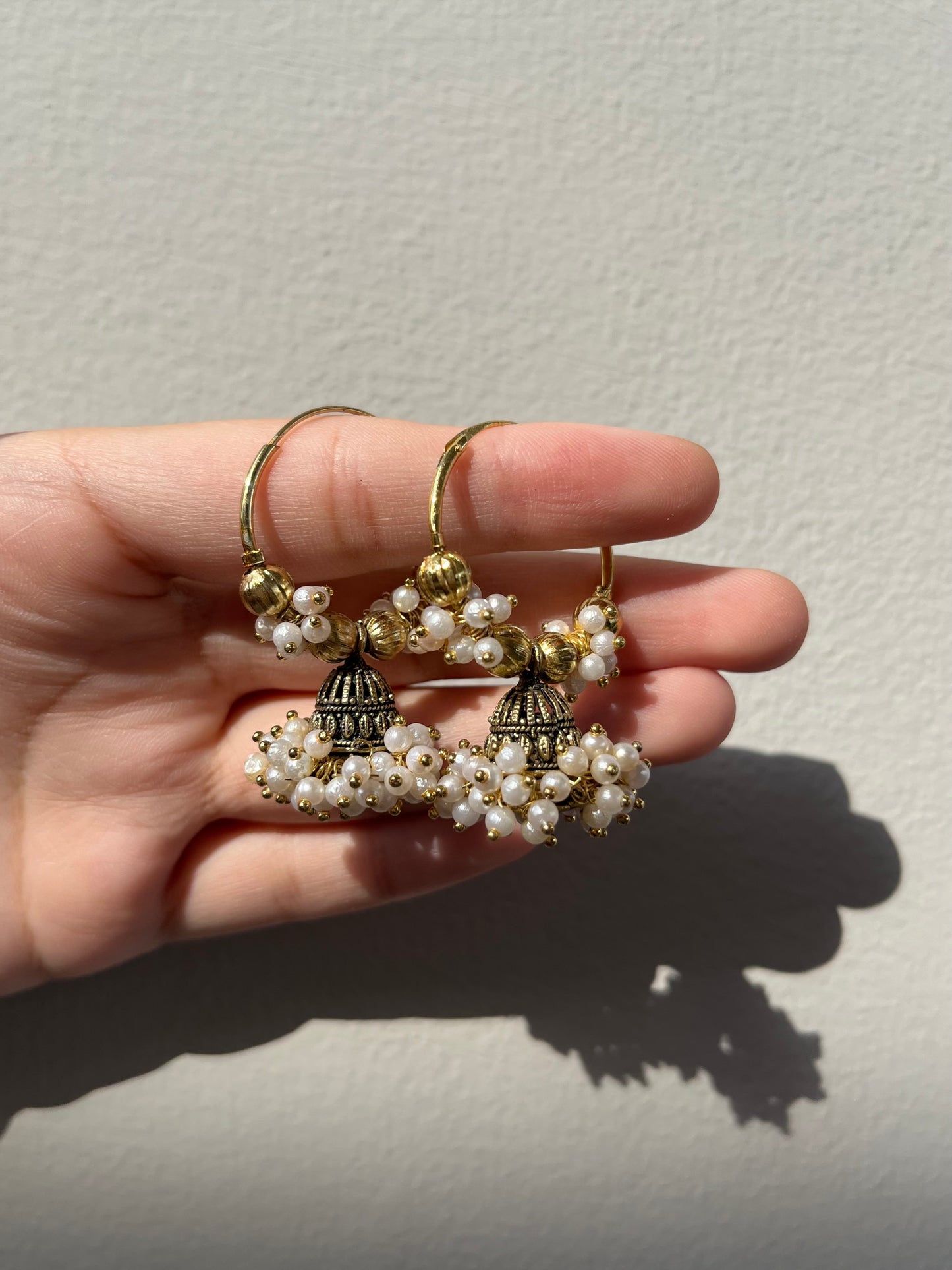 Golden jhumki bali