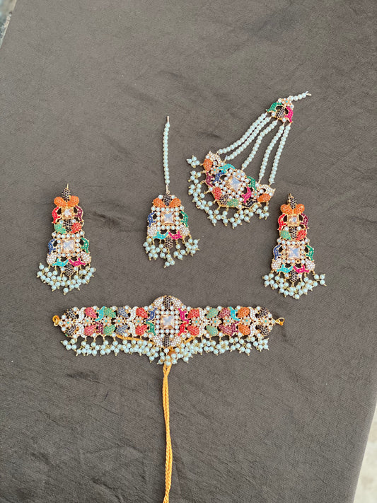 Formal 5 piece Nauratan set