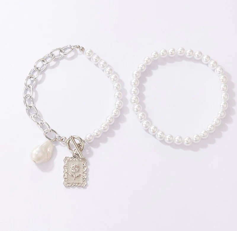 Rose Frame Beads 2 foot Anklet