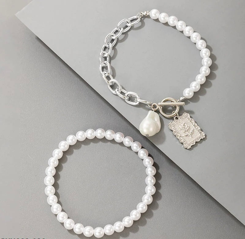 Rose Frame Beads 2 foot Anklet