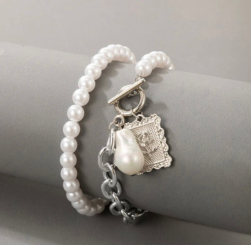 Rose Frame Beads 2 foot Anklet