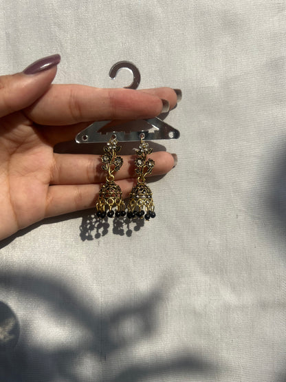 Black earrings