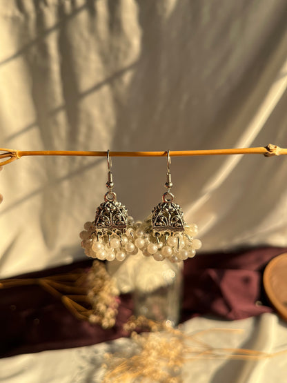 Silver Jhumkay