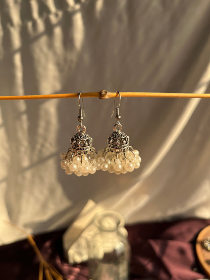 Silver Jhumkay