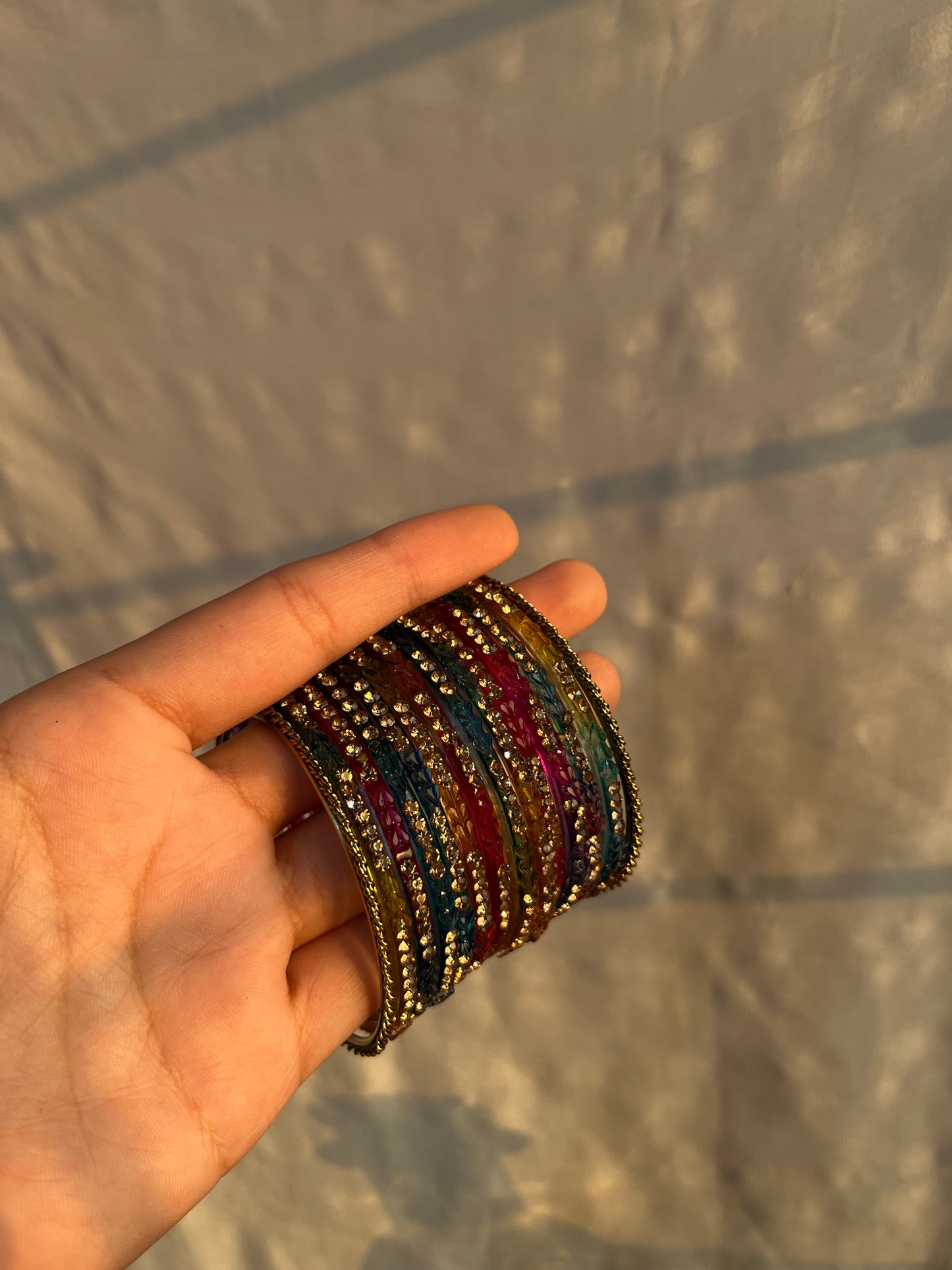 Mehru Zar set- multicoloured