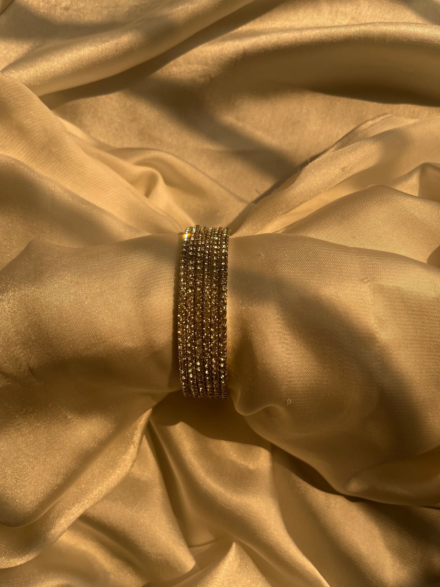 2*4 silver bangle set