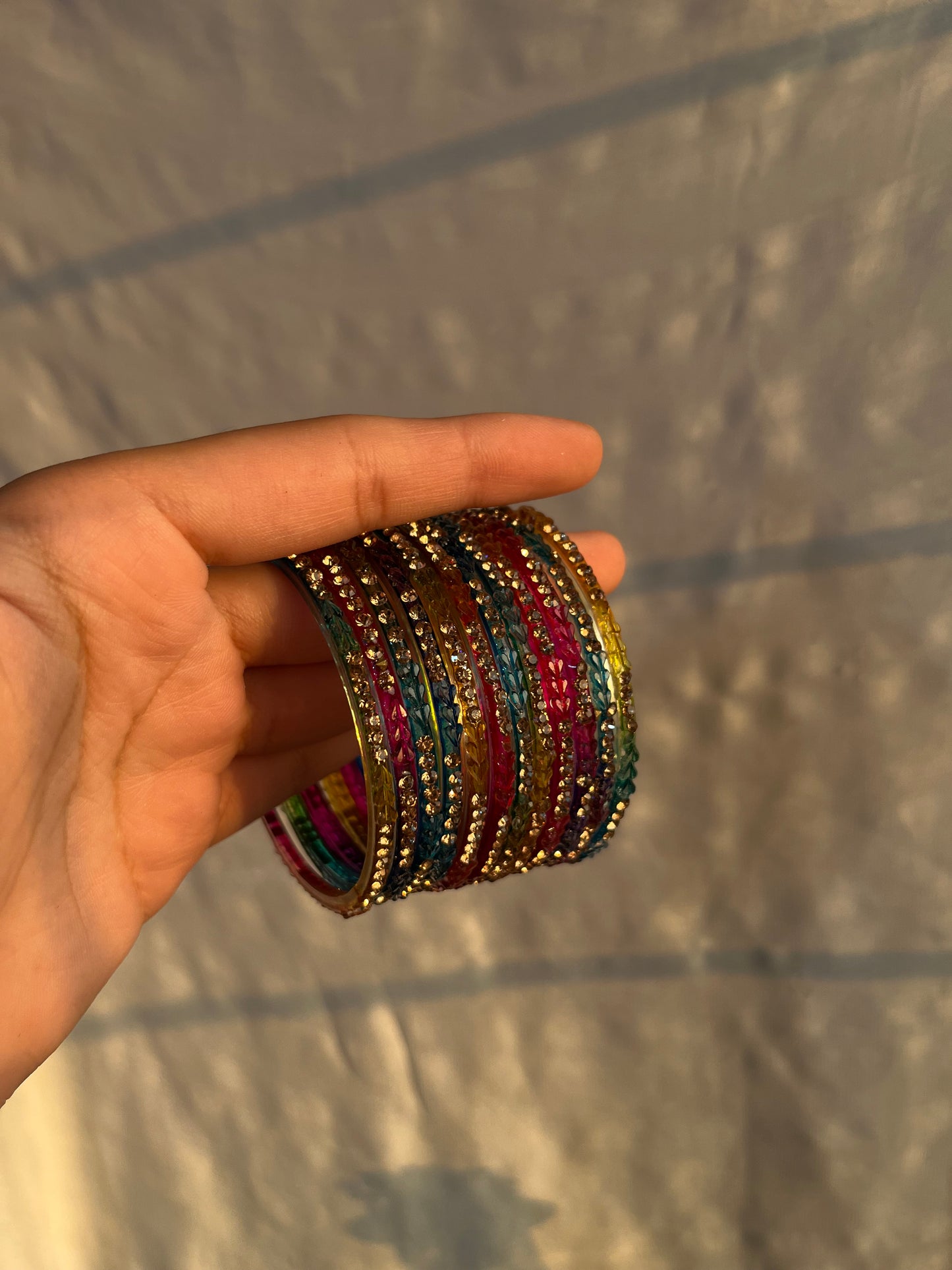 Mehru Zar set- multicoloured