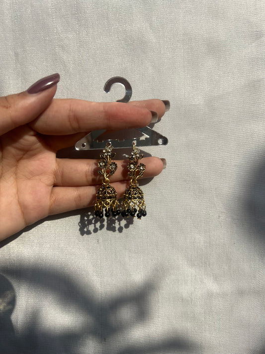 Black earrings