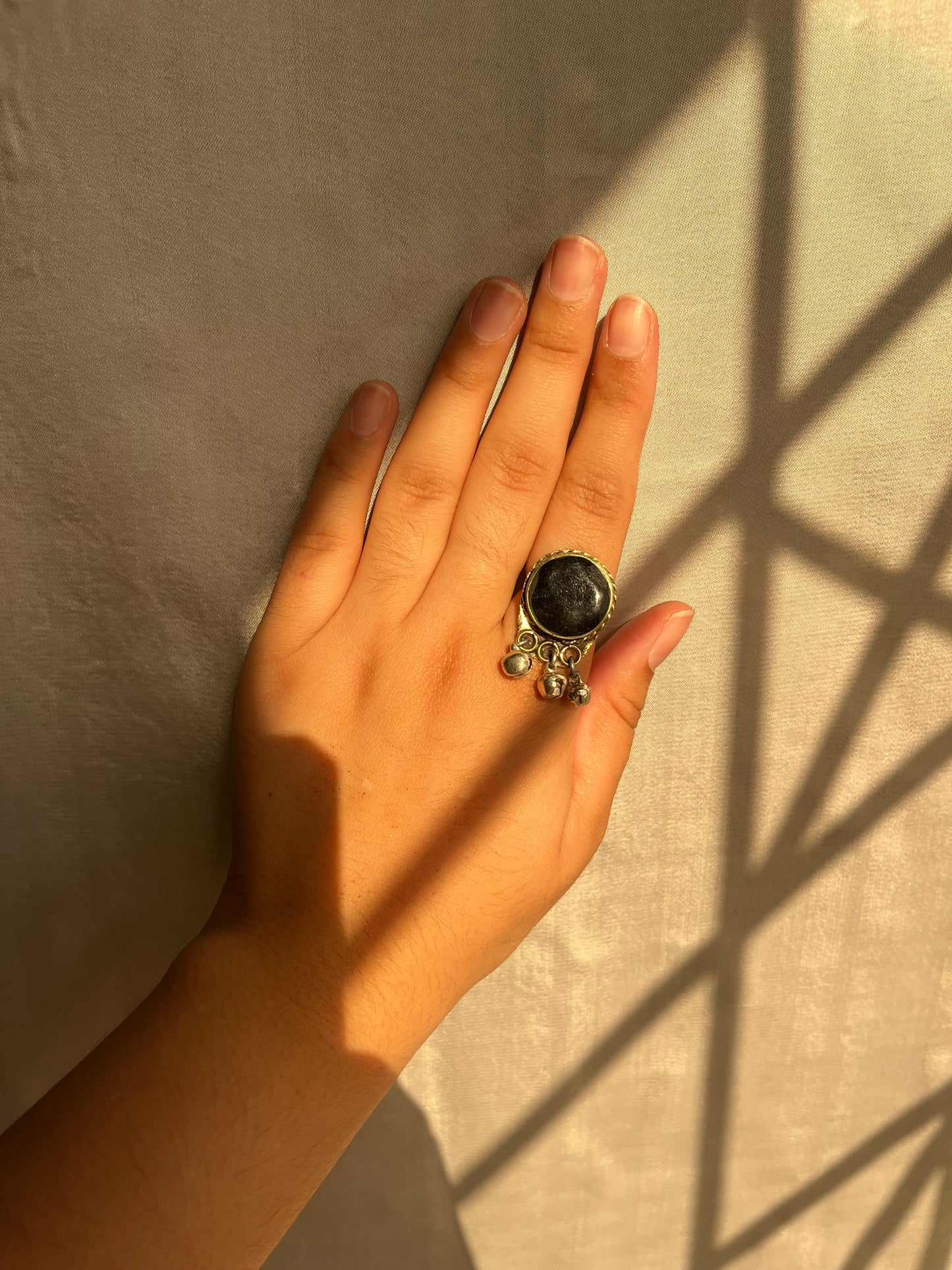 Black ghungro ring