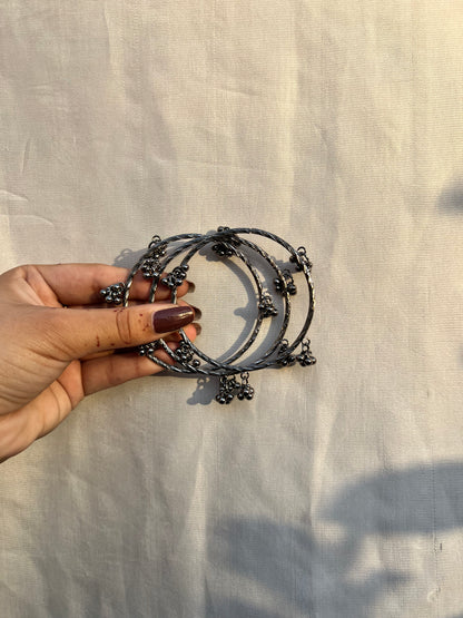 Black 3 bangle set
