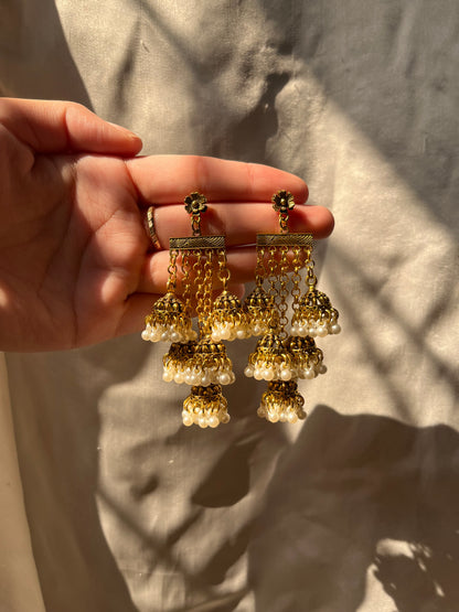 Golden earrings