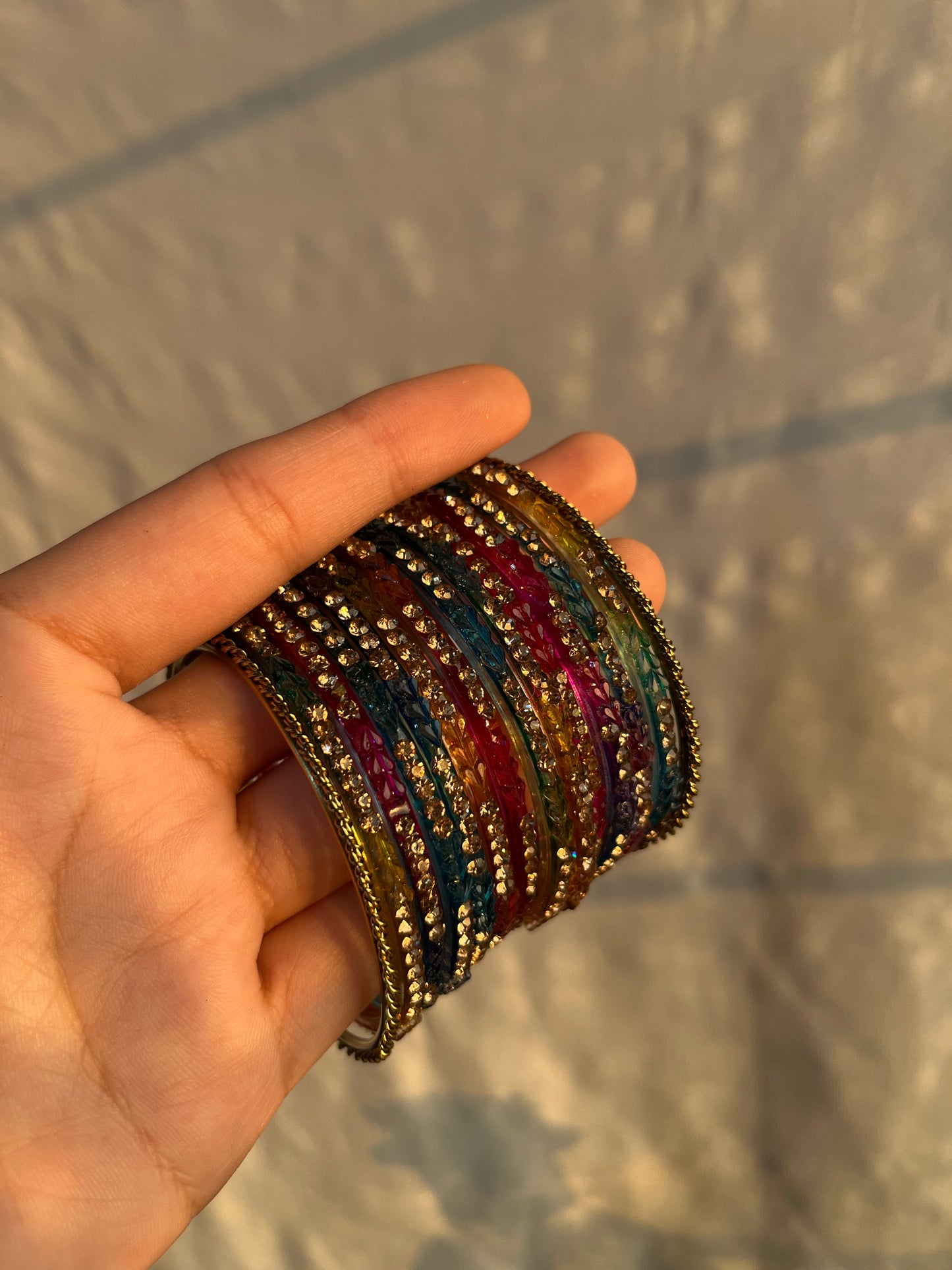 Mehru Zar set- multicoloured