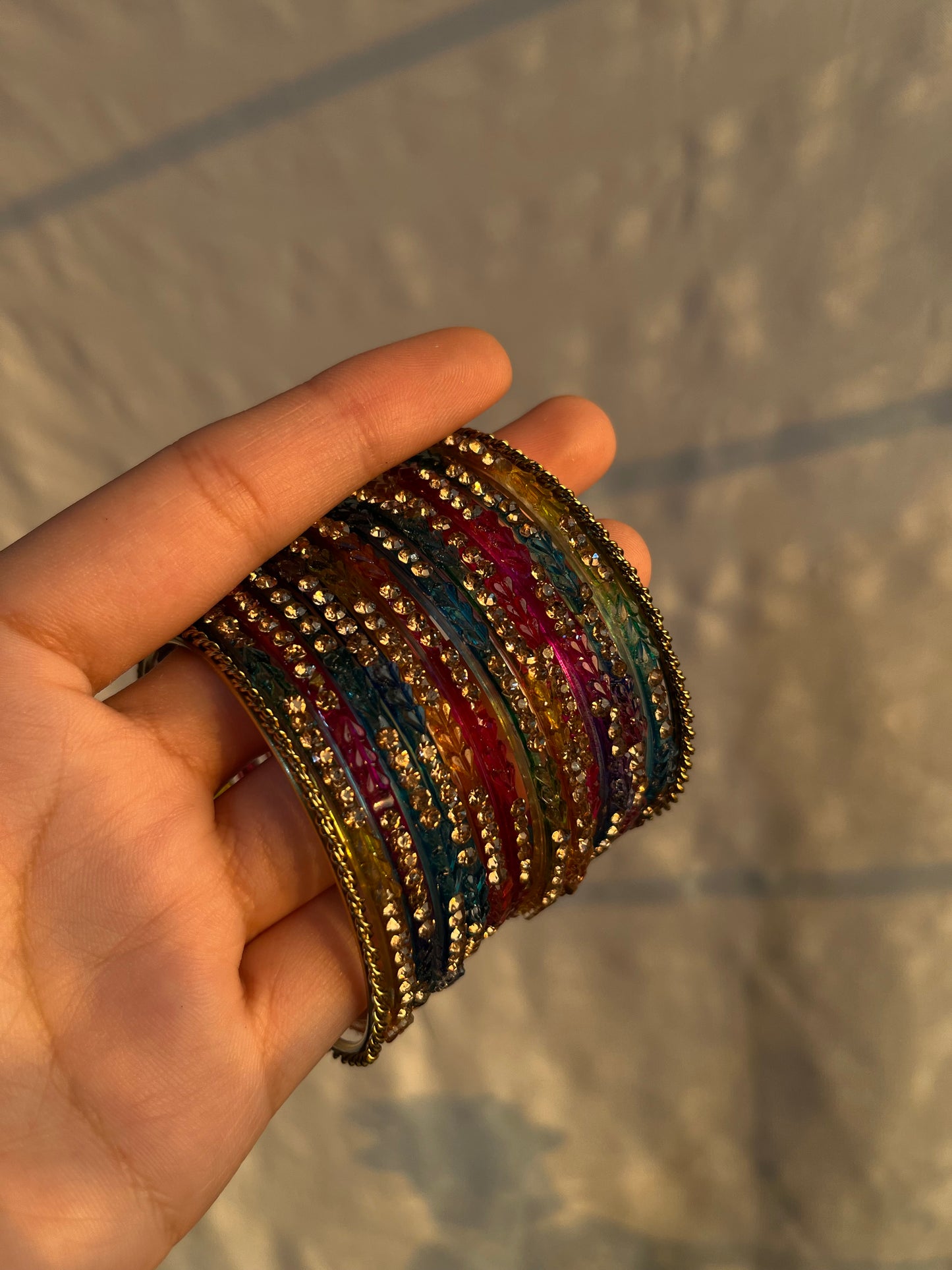 Mehru Zar set- multicoloured