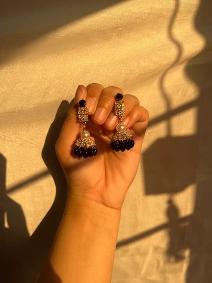 Black earrings