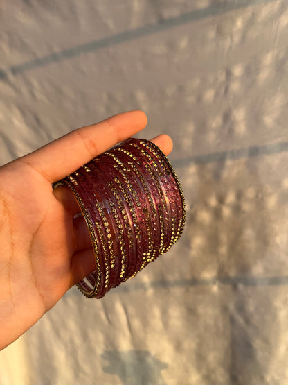 Mehru Zar set- Lilac