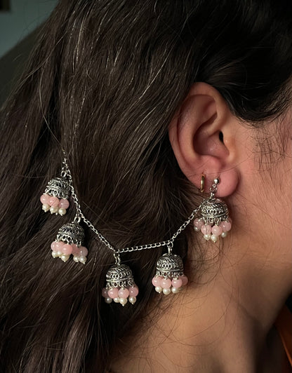 Pink sahara earrings