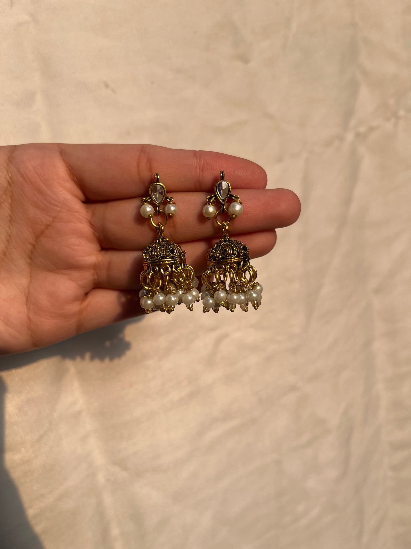 Golden jhumki