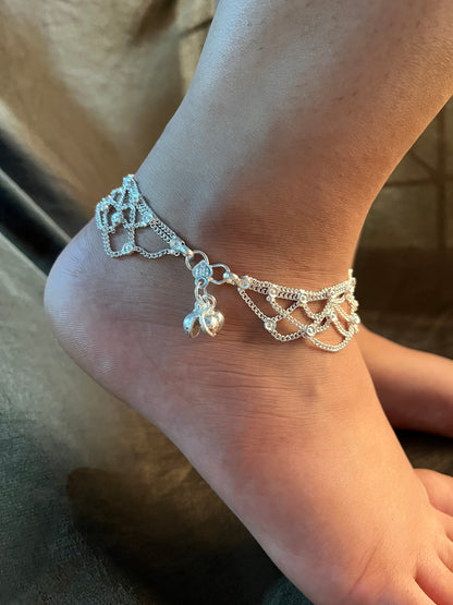 White net anklet (single piece)