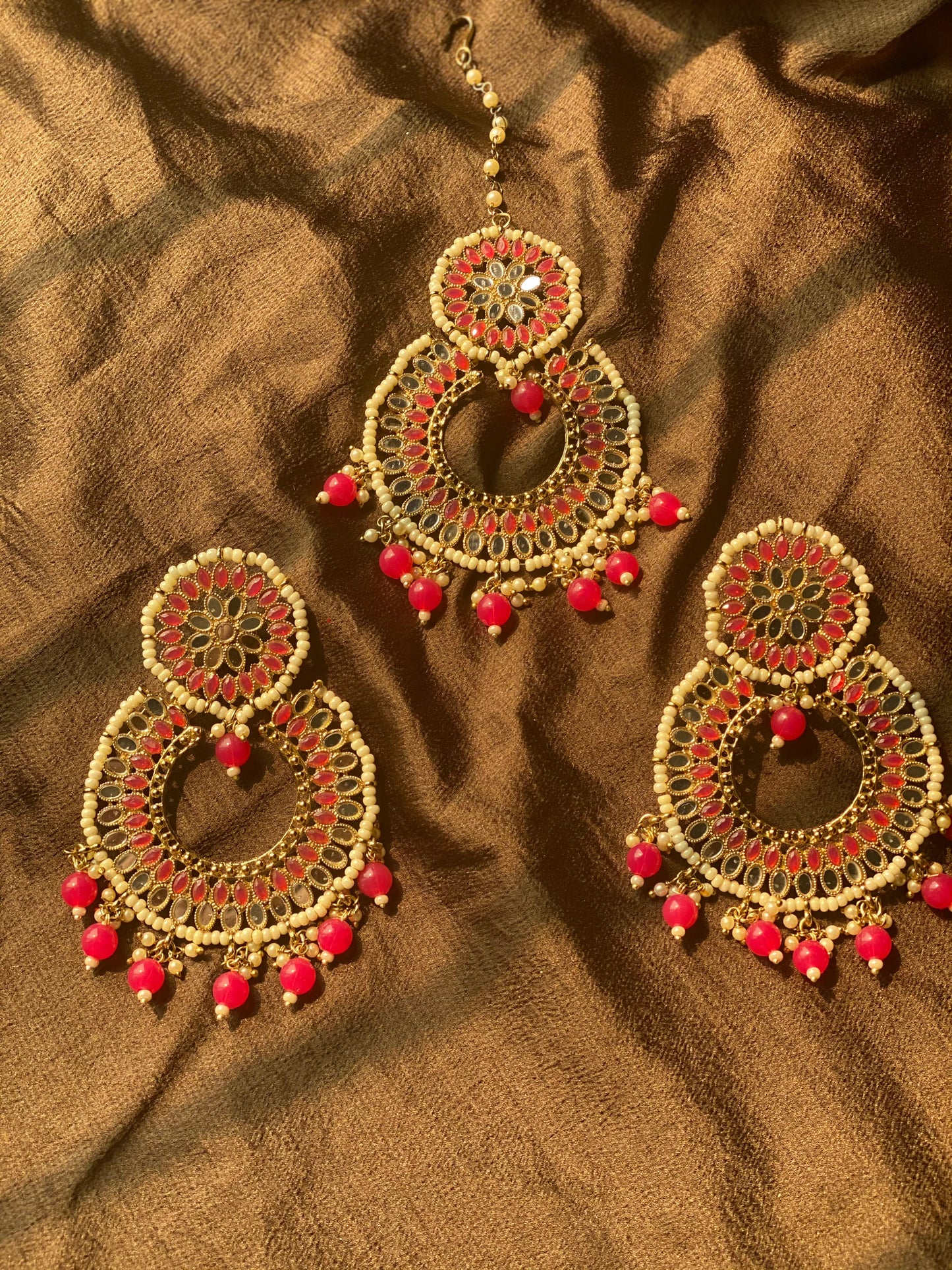 Indian Earring Bindi Set