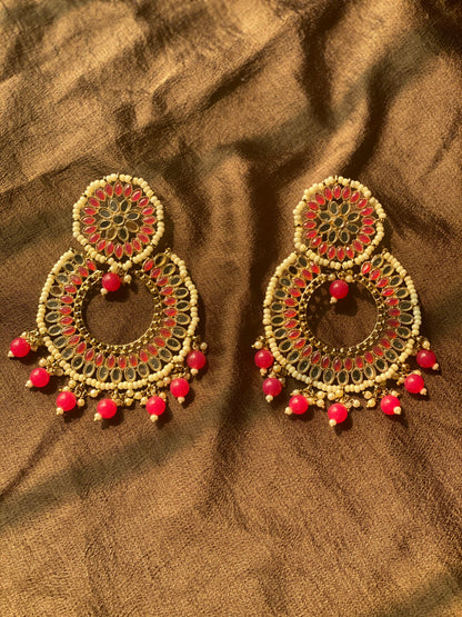 Indian Earring Bindi Set