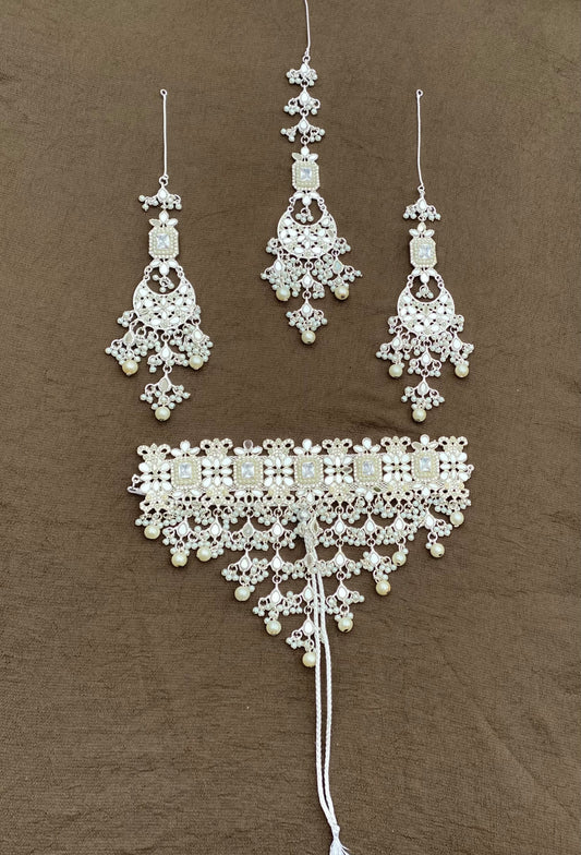 Zircon Choker Set