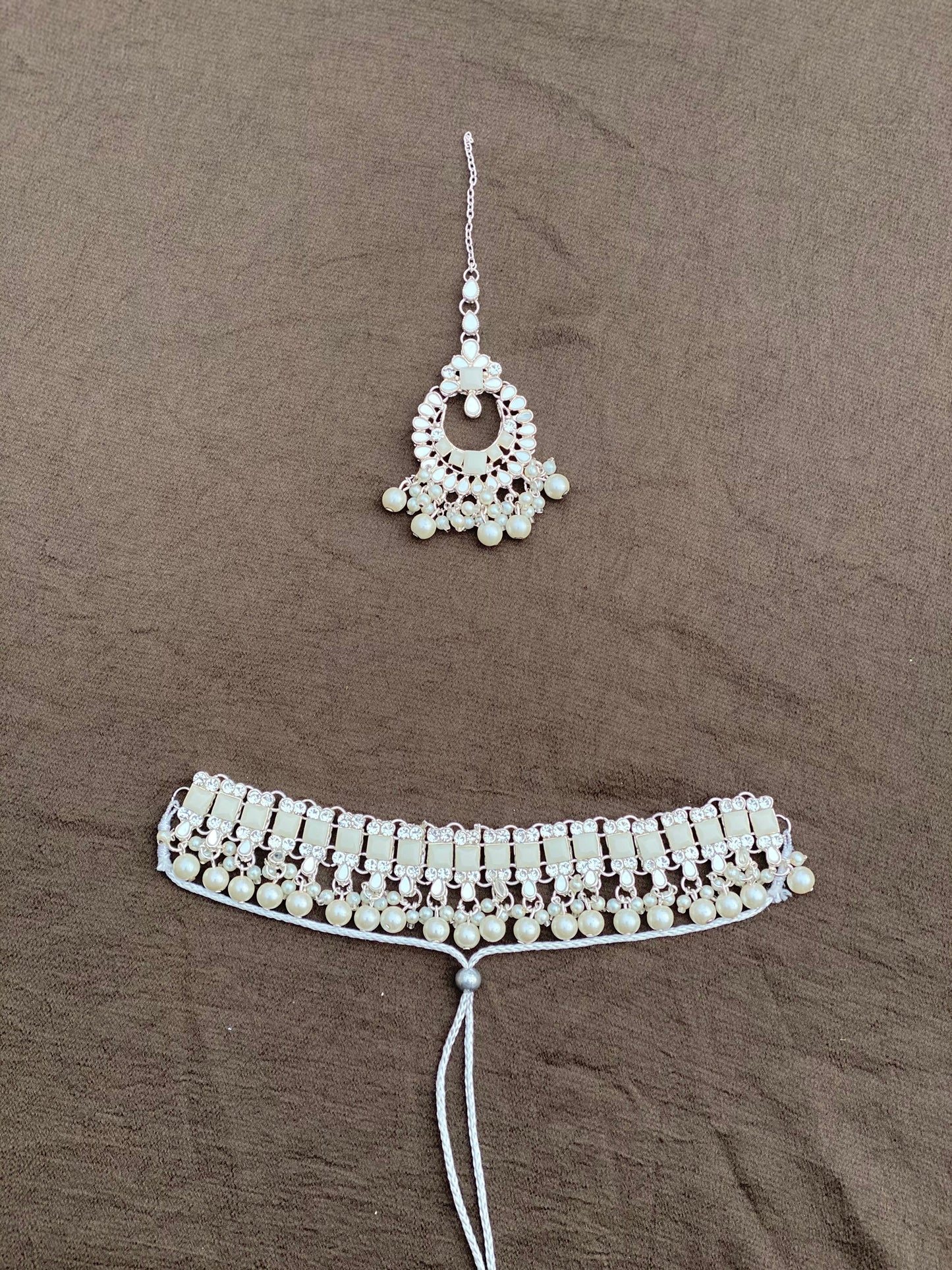 Pearled Choker set