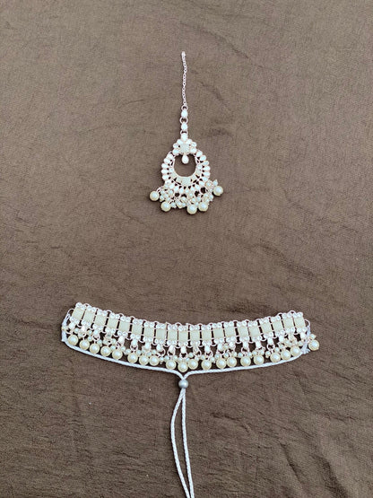 Pearled Choker set