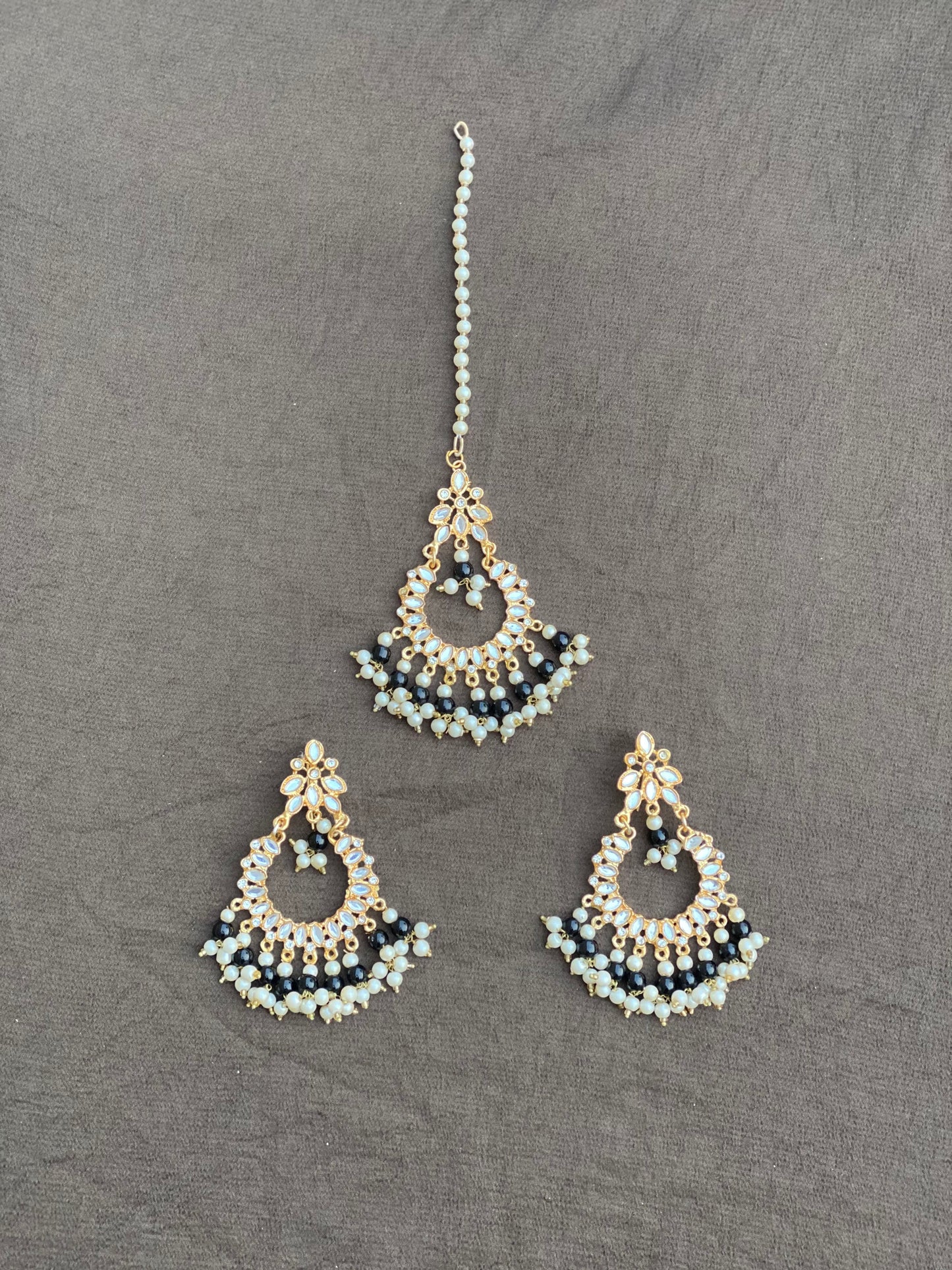 4 Piece Kundan Choker Set